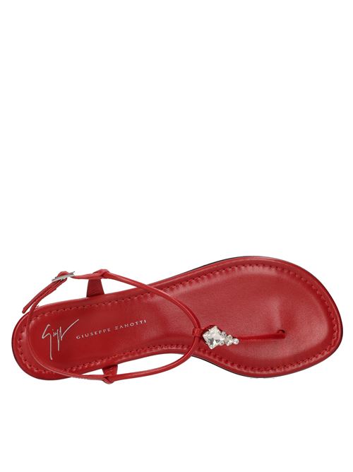 Flat Muse in pelle GIUSEPPE ZANOTTI | E500053ROSSETTO